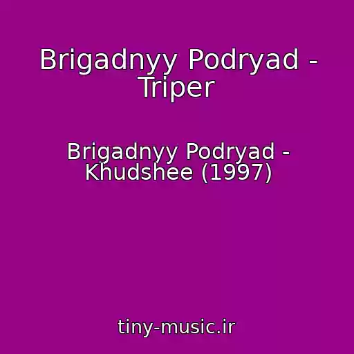 کاور آهنگ Brigadnyy Podryad - Triper از Brigadnyy Podryad - Khudshee (1997)