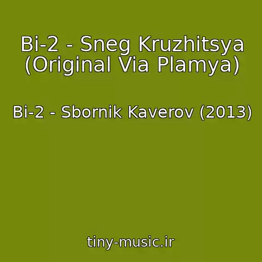 کاور آهنگ Bi-2 - Sneg Kruzhitsya (Original Via Plamya) از Bi-2 - Sbornik Kaverov (2013)