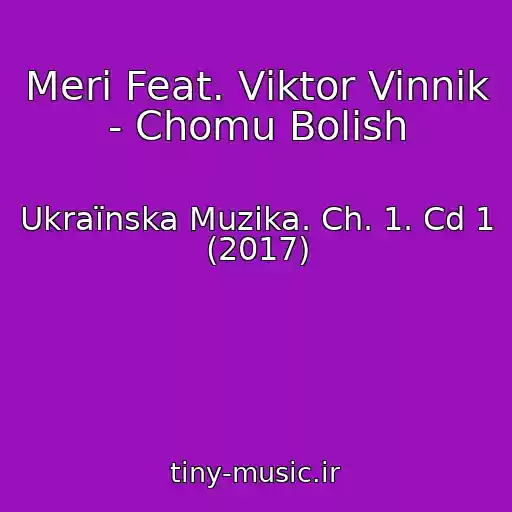 کاور آهنگ Merі Feat. Vіktor Vinnik - Chomu Bolish از Ukraїnska Muzika. Ch. 1. Cd 1 (2017)