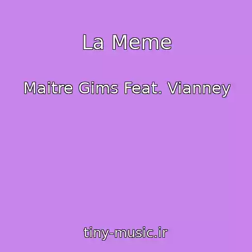 کاور آهنگ La Meme از Maitre Gims Feat. Vianney