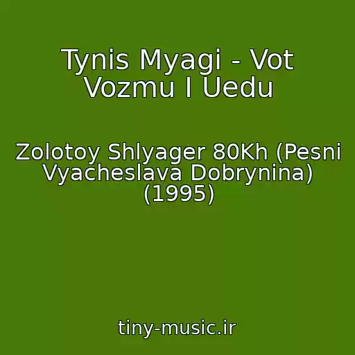 کاور آهنگ Tynis Myagi - Vot Vozmu I Uedu از Zolotoy Shlyager 80Kh (Pesni Vyacheslava Dobrynina) (1995)