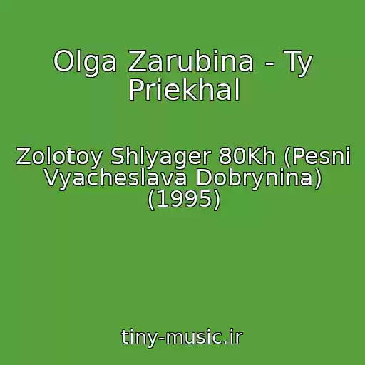 کاور آهنگ Olga Zarubina - Ty Priekhal از Zolotoy Shlyager 80Kh (Pesni Vyacheslava Dobrynina) (1995)