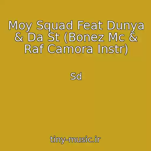 کاور آهنگ Moy Squad Feat Dunya & Da St (Bonez Mc & Raf Camora Instr) از Sd