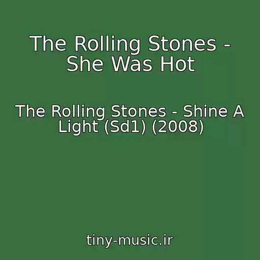 کاور آهنگ The Rolling Stones - She Was Hot از The Rolling Stones - Shine A Light (Sd1) (2008)
