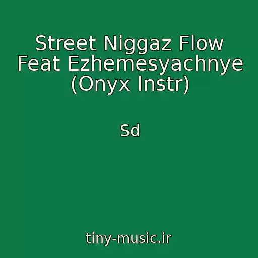 کاور آهنگ Street Niggaz Flow Feat Ezhemesyachnye (Onyx Instr) از Sd