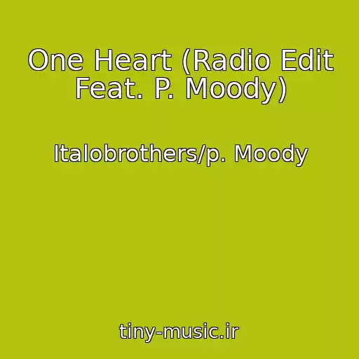 کاور آهنگ One Heart (Radio Edit Feat. P. Moody) از Italobrothers/p. Moody