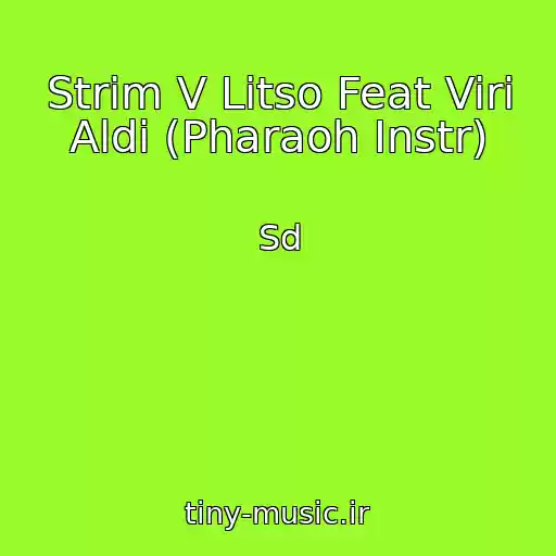 کاور آهنگ Strim V Litso Feat Viri Aldi (Pharaoh Instr) از Sd