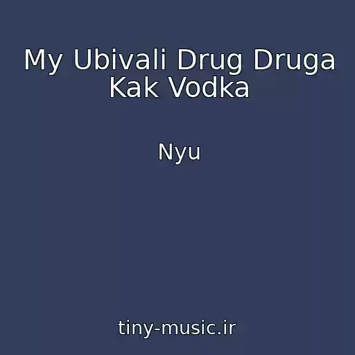 کاور آهنگ My Ubivali Drug Druga Kak Vodka از Nyu