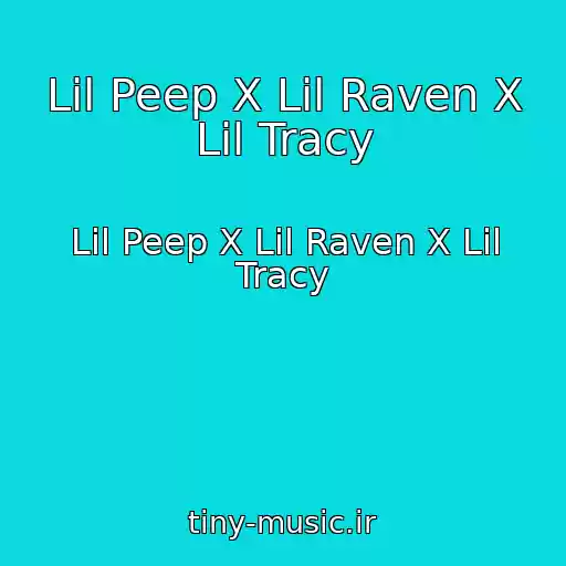 کاور آهنگ Lil Peep X Lil Raven X Lil Tracy از Lil Peep X Lil Raven X Lil Tracy