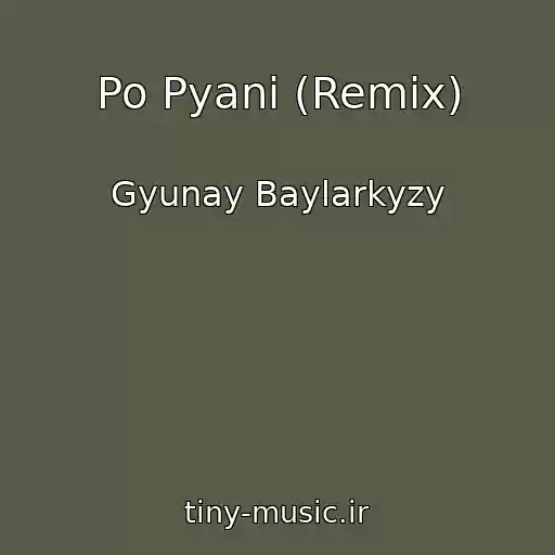 کاور آهنگ Po Pyani (Remix) از Gyunay Baylarkyzy
