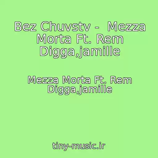 کاور آهنگ Bez Chuvstv -  Mezza Morta Ft. Rem Digga,jamille از Mezza Morta Ft. Rem Digga,jamille
