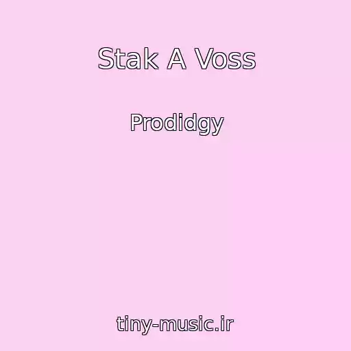 کاور آهنگ Stak A Voss از Prodidgy