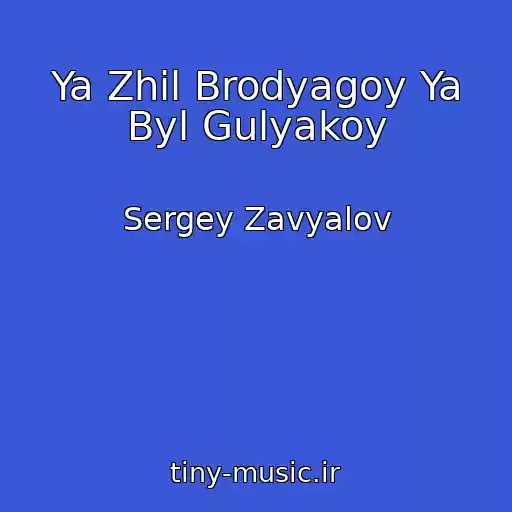 کاور آهنگ Ya Zhil Brodyagoy Ya Byl Gulyakoy از Sergey Zavyalov