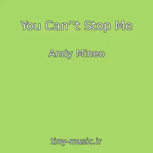 کاور آهنگ You Can’'t Stop Me از Andy Mineo