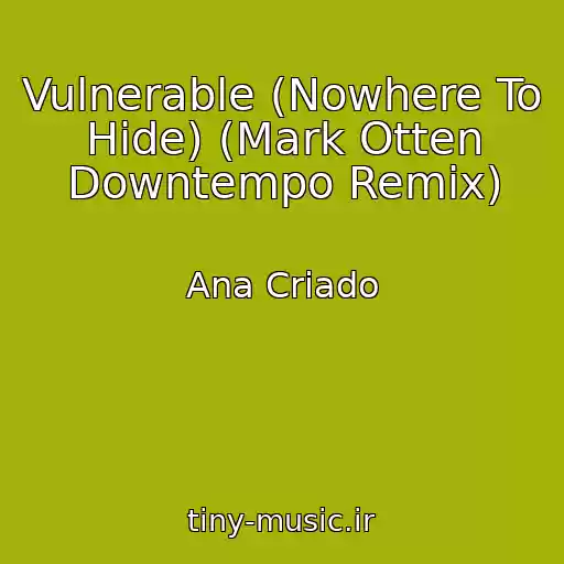 کاور آهنگ Vulnerable (Nowhere To Hide) (Mark Otten Downtempo Remix) از Ana Criado