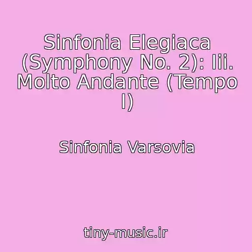 کاور آهنگ Sinfonia Elegiaca (Symphony No. 2): Iii. Molto Andante (Tempo I) از Sinfonia Varsovia