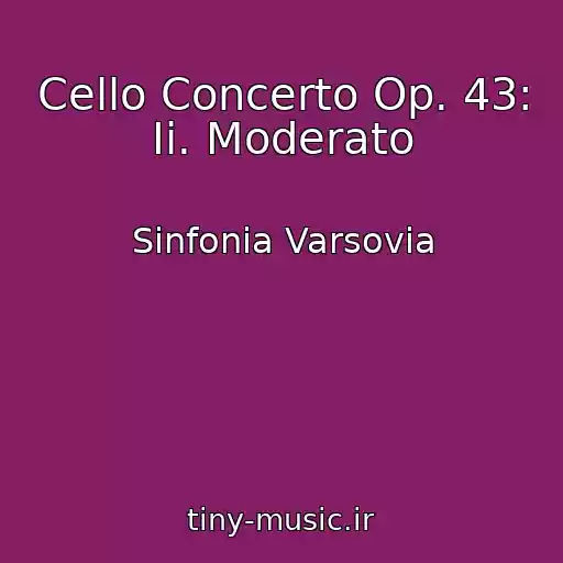کاور آهنگ Cello Concerto Op. 43: Ii. Moderato از Sinfonia Varsovia