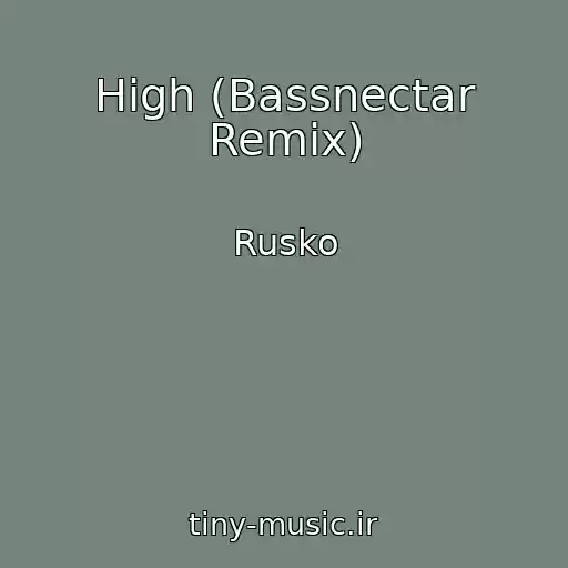 کاور آهنگ High (Bassnectar Remix) از Rusko