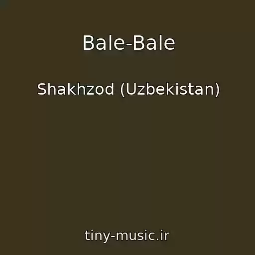 کاور آهنگ Bale-Bale از Shakhzod (Uzbekistan)