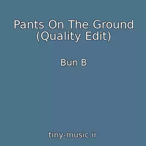 کاور آهنگ Pants On The Ground (Quality Edit) از Bun B