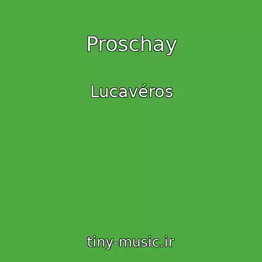 کاور آهنگ Proschay از Lucavéros
