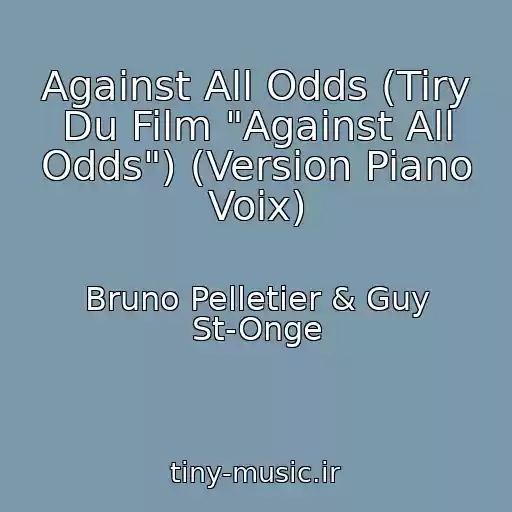 کاور آهنگ Against All Odds (Tiry Du Film "Against All Odds") (Version Piano Voix) از Bruno Pelletier & Guy St-Onge