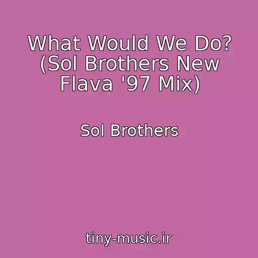 کاور آهنگ What Would We Do? (Sol Brothers New Flava '97 Mix) از Sol Brothers