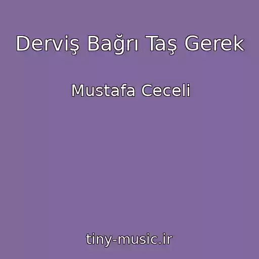 کاور آهنگ Derviş Bağrı Taş Gerek از Mustafa Ceceli