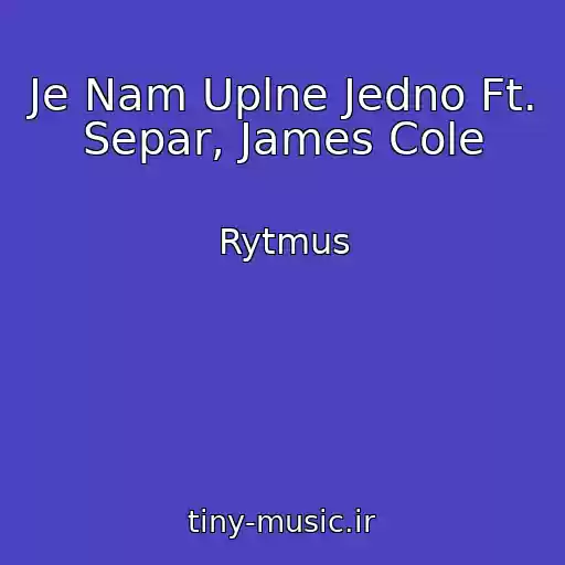 کاور آهنگ Je Nam Uplne Jedno Ft. Separ, James Cole از Rytmus