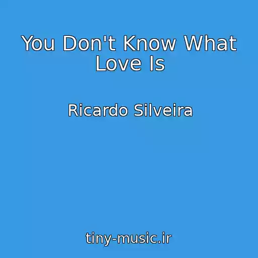 کاور آهنگ You Don't Know What Love Is از Ricardo Silveira