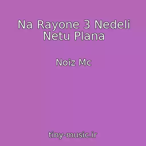 کاور آهنگ Na Rayone 3 Nedeli Netu Plana از Noiz Mc