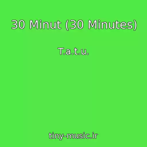 کاور آهنگ 30 Minut (30 Minutes) از T.a.t.u.