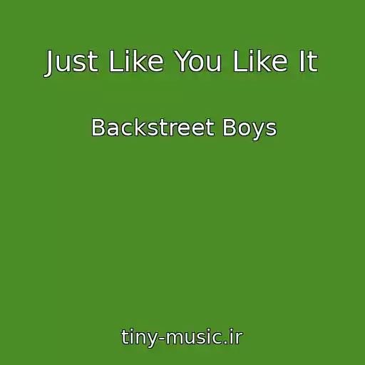 کاور آهنگ Just Like You Like It از Backstreet Boys