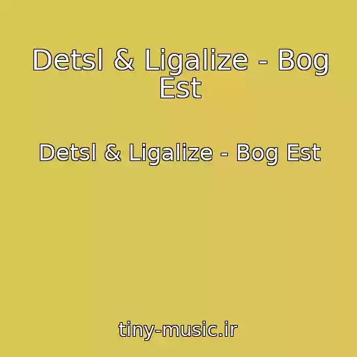 کاور آهنگ Detsl & Ligalize - Bog Est از Detsl & Ligalize - Bog Est