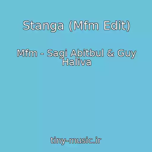 کاور آهنگ Stanga (Mfm Edit) از Mfm - Sagi Abitbul & Guy Haliva