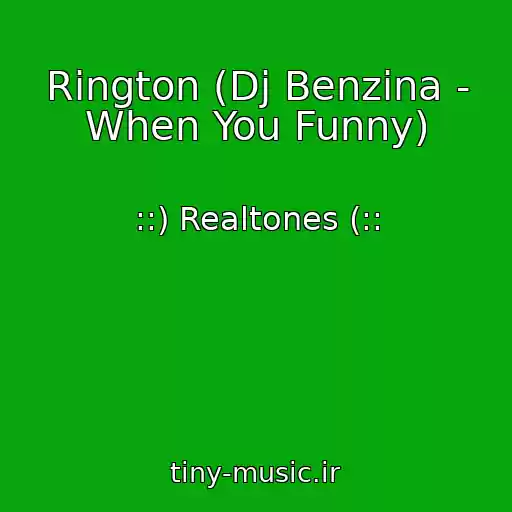 کاور آهنگ Rington (Dj Benzina - When You Funny) از ::) Realtones (::