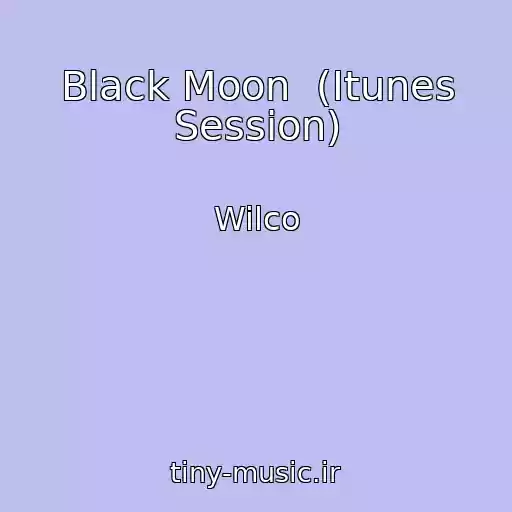 کاور آهنگ Black Moon  (Itunes Session) از Wilco