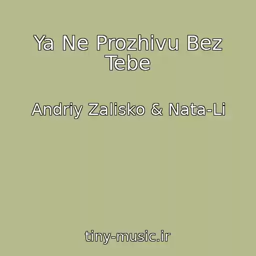 کاور آهنگ Ya Ne Prozhivu Bez Tebe از Andrіy Zalіsko & Nata-Lі