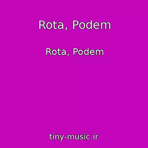 کاور آهنگ Rota, Podem از Rota, Podem