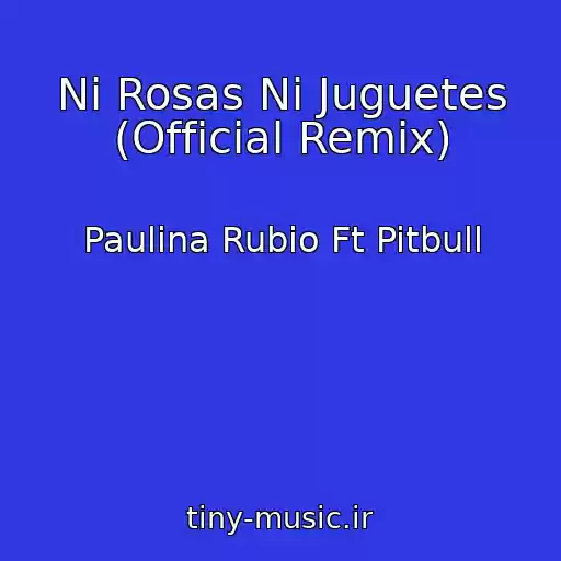 کاور آهنگ Ni Rosas Ni Juguetes (Official Remix) از Paulina Rubio Ft Pitbull