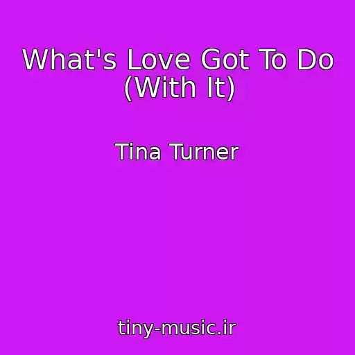 کاور آهنگ What's Love Got To Do (With It) از Tina Turner