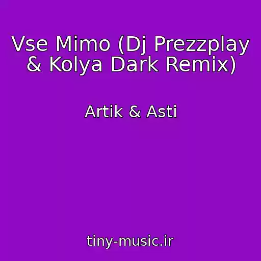 کاور آهنگ Vse Mimo (Dj Prezzplay & Kolya Dark Remix) از Artik & Asti
