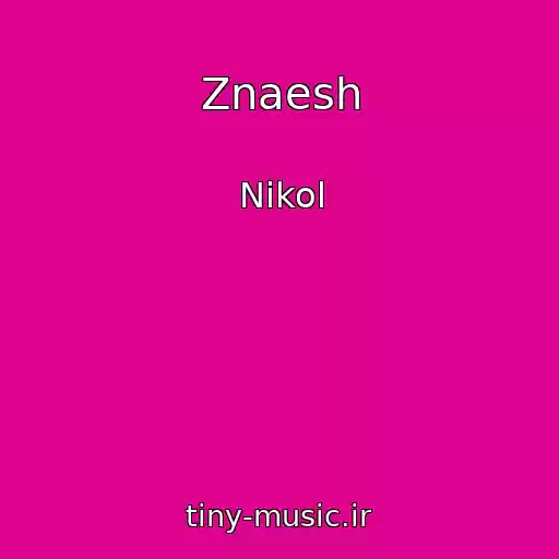 کاور آهنگ Znaesh از Nikol