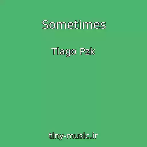 کاور آهنگ Sometimes از Tiago Pzk