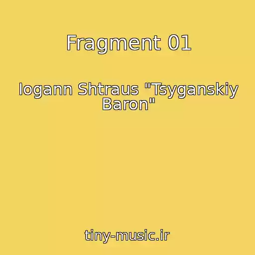 کاور آهنگ Fragment 01 از Iogann Shtraus "Tsyganskiy Baron"