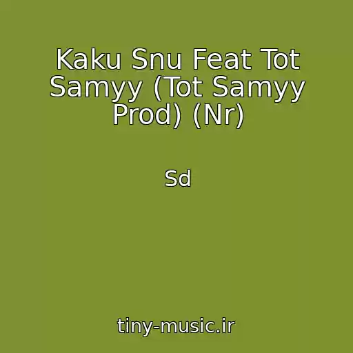 کاور آهنگ Kaku Snu Feat Tot Samyy (Tot Samyy Prod) (Nr) از Sd