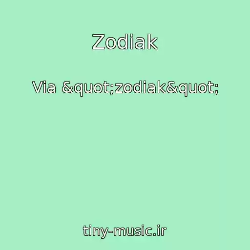 کاور آهنگ Zodiak از Via "zodiak"