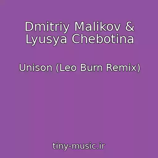 کاور آهنگ Dmitriy Malikov & Lyusya Chebotina از Unison (Leo Burn Remix)