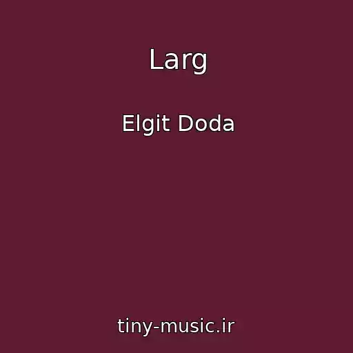 کاور آهنگ Larg از Elgit Doda
