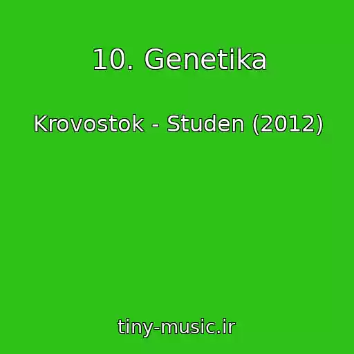 کاور آهنگ 10. Genetika از Krovostok - Studen (2012)